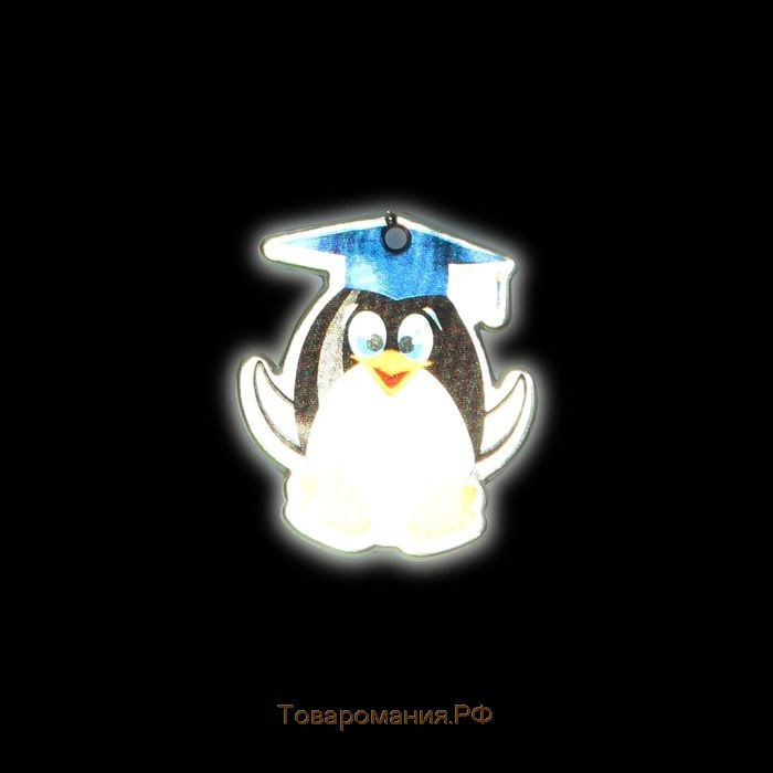 Светоотражающий элемент «Пингвин», 7 × 6 см, МИКС