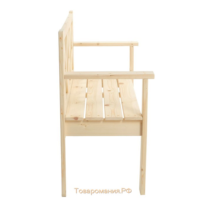 Скандинавская скамейка, 134×50×90см, из хвои