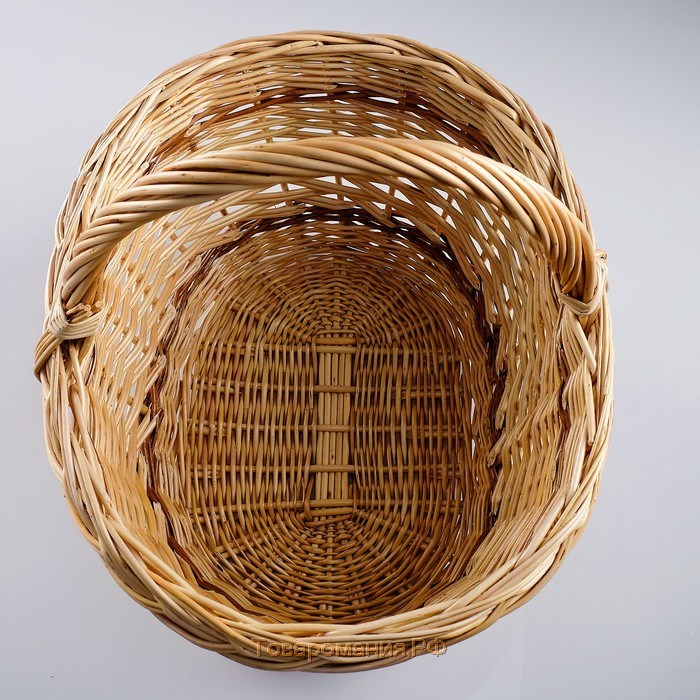 Корзина «Осень», 44×35×25/42 см, ручное плетение, ива