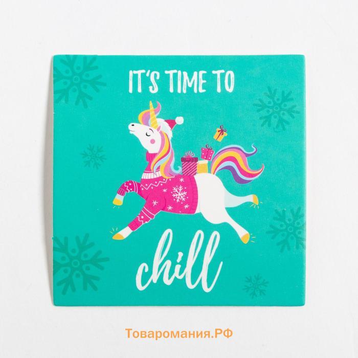 Новогодний подарочный набор "Chilltime": полотенце и аксессуары