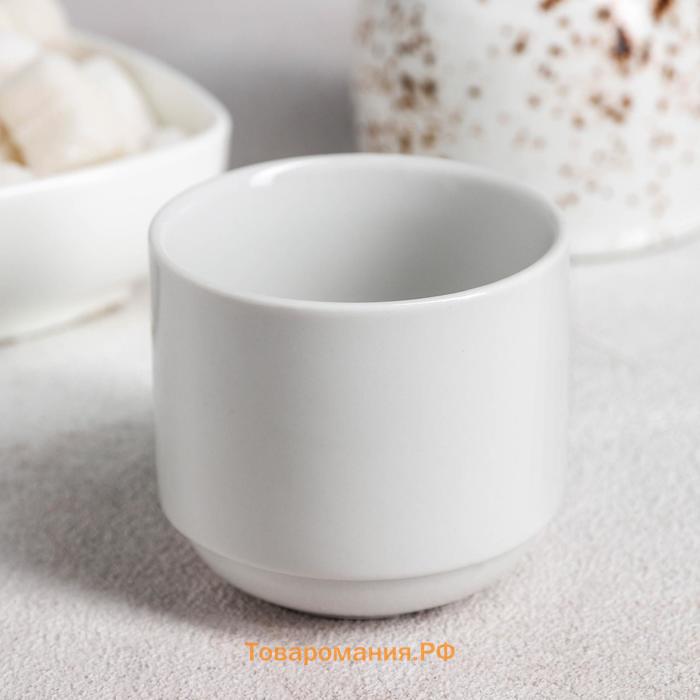 Чашка кофейная фарфоровая «Мокко», 100 мл, d=6,1 см
