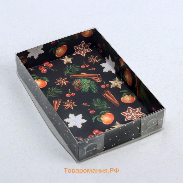Коробка для кондитерских изделий «Новогодняя», 17 х 12 х 3 см, Новый год