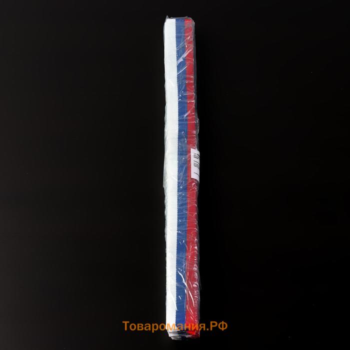 Лента репсовая «Триколор», 24 мм, 30 ± 1 см