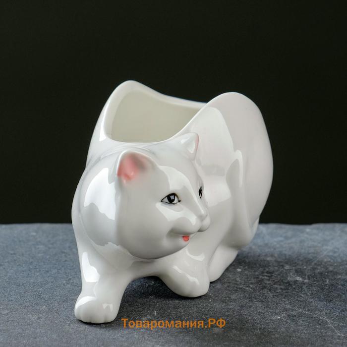 Горшок "Кошка" 11х6х6,5см