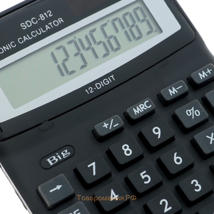 Калькулятор настольный, 12 - разрядный, SDC - 812V