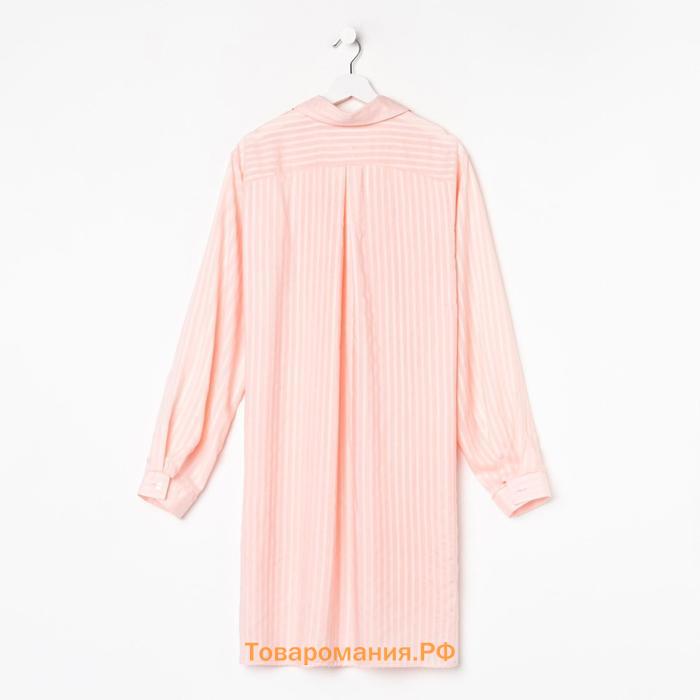 Рубашка (сорочка) женская KAFTAN "Полоска", св. розовый, р. 40-42