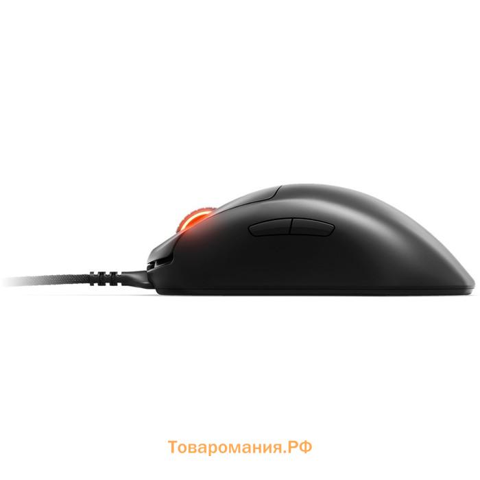 Мышь Steelseries Prime +, игровая, проводная, оптическая, 18000 dpi, чёрная