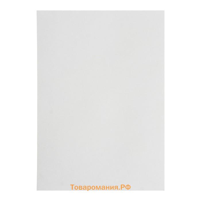 Картон белый А4 Calligrata, 100 листов, 190г/м2, немелованный, односторонний