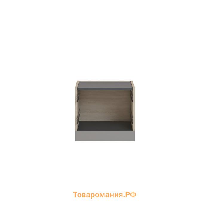 Тумба прикроватная «Тиволи», 450 × 446 × 400 мм, цвет дуб сонома / глиняный серый / графит