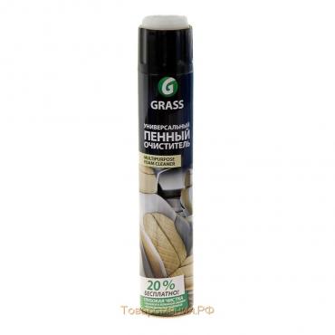 Очиститель салона Grass Multipurpose Foam Cleaner, пенный, 750 мл, аэрозоль, с щеткой