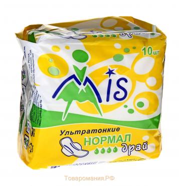 Прокладки "Mis" Ультратонкие, Normal Dry, 10 шт.