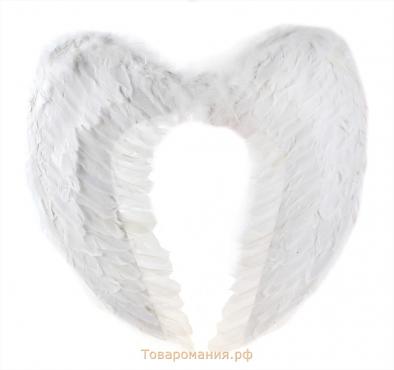 Крылья ангела, на резинке, цвет белый