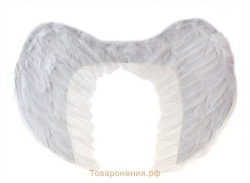 Крылья ангела, на резинке, 65 × 40 см, белые