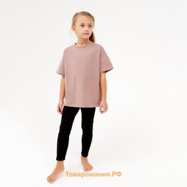 Лосины для девочки MINAKU: Casual Collection KIDS цвет чёрный, рост 104