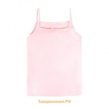 Майка для девочек Basic, рост 110-116 см, цвет розовый