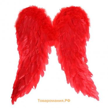 Крылья «Ангел», 50х50, цвет красный