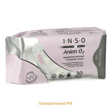 Прокладки ежедневные «INSO» Anion O2, мультиформула, 30 шт.