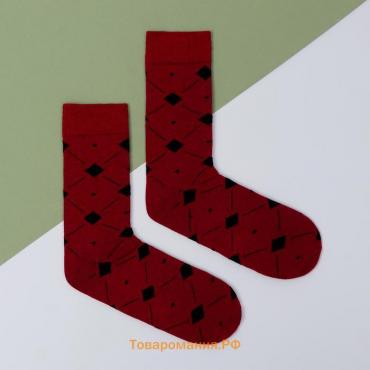 Носки Pattern bordo р. 39-40 (24-26 см)