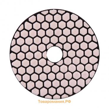 Алмазный гибкий шлифовальный круг "Черепашка" TRIO-DIAMOND, для сух. шлифовки, 100 мм, №3000   74783