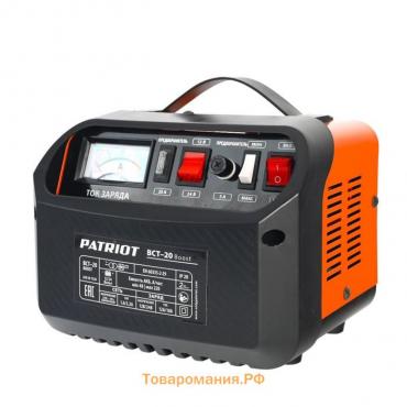 Зарядно-предпусковое устройство PATRIOT BCT-20 Boost, 18 А, 12/24 В, 48-220 Ач, 700 Вт