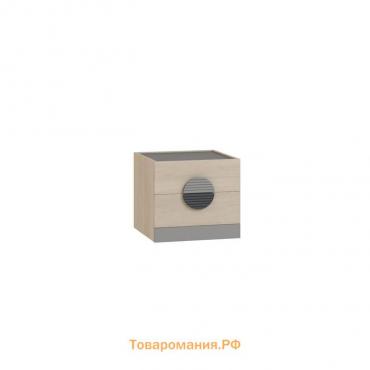 Тумба прикроватная «Тиволи», 450 × 446 × 400 мм, цвет дуб сонома / глиняный серый / графит